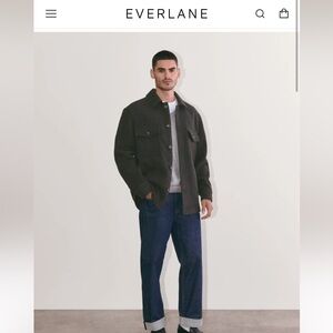 NWT Everlane Wool Overshirt (Heather Charcoal)